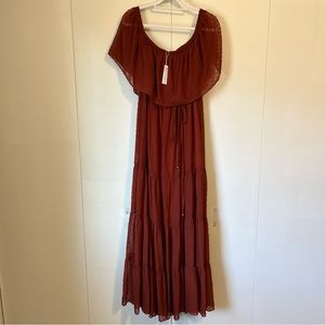 Baltic Born Swiss Dot Maxi Dress